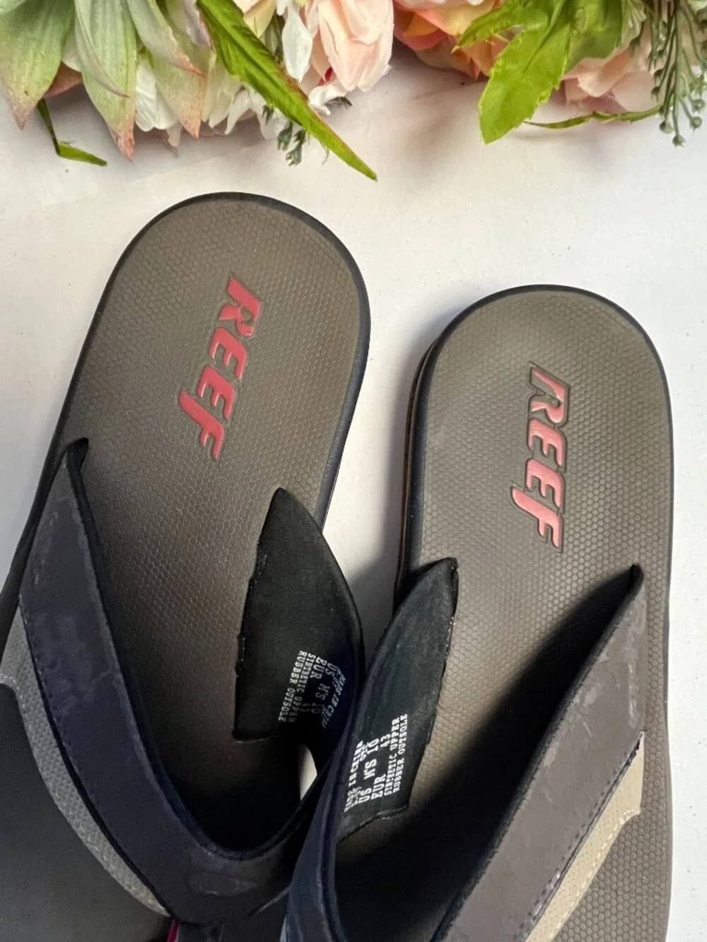 Reef Dram Flask Canteen Sandals Brown Men’s 10 Vintage Collectible Flip Flops